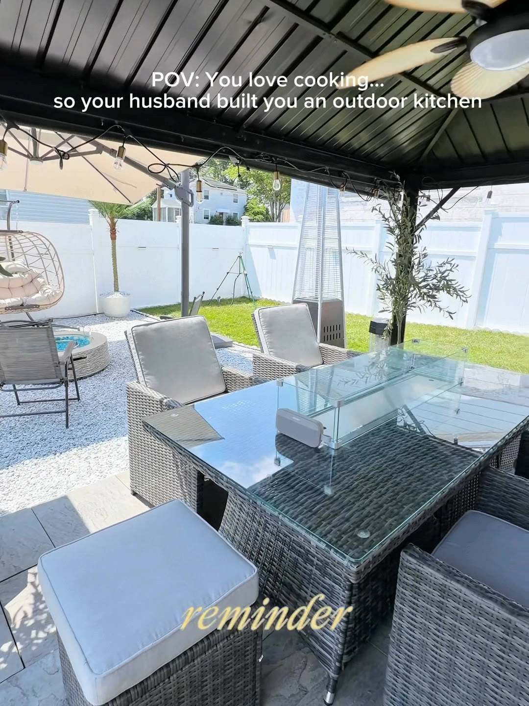 Outdoor kitchen